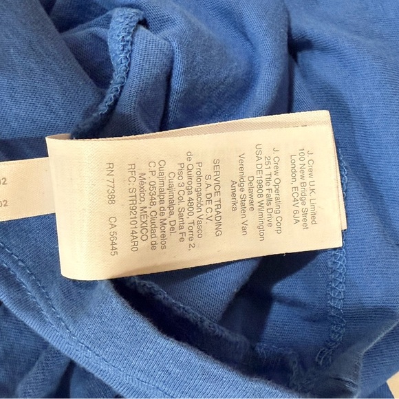 EUC JCrew Factory Summer Fridays Blue Collectors TShirt Medium Summer Vacation - Picture 8 of 9